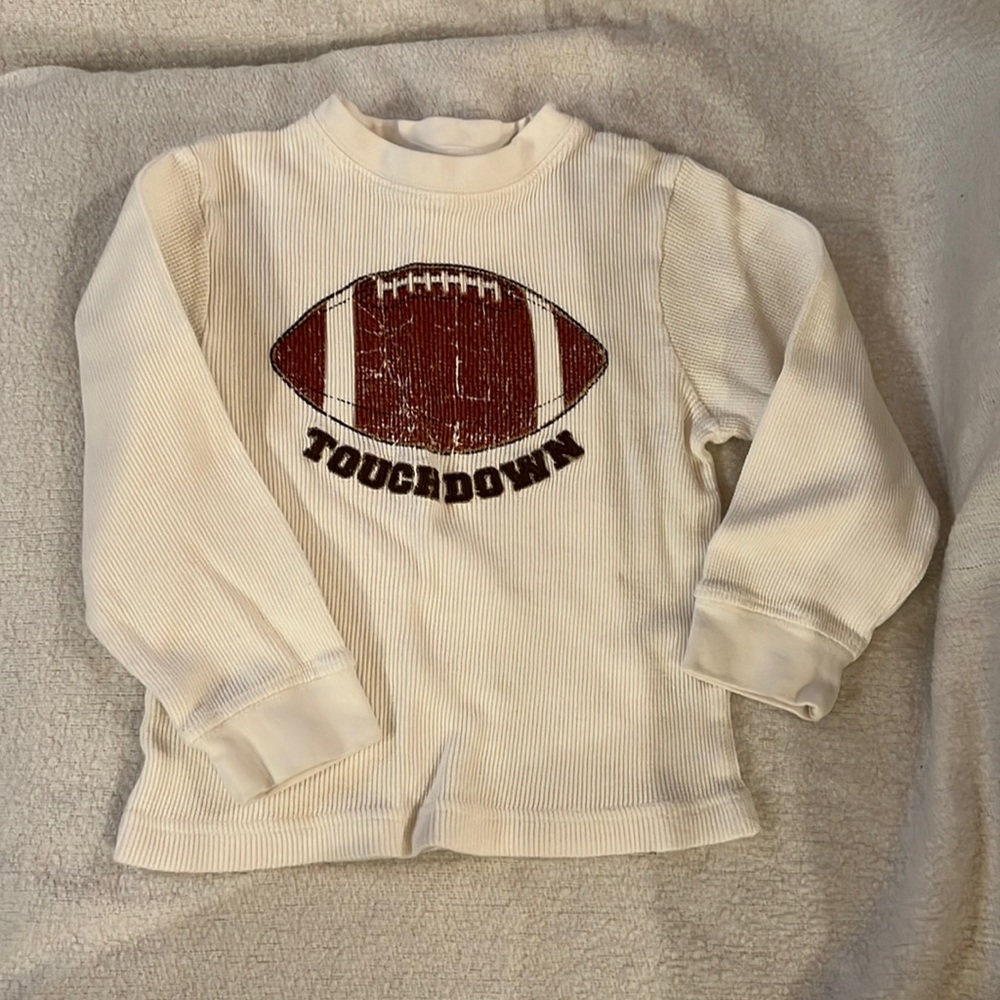 5T long sleeve football shirt